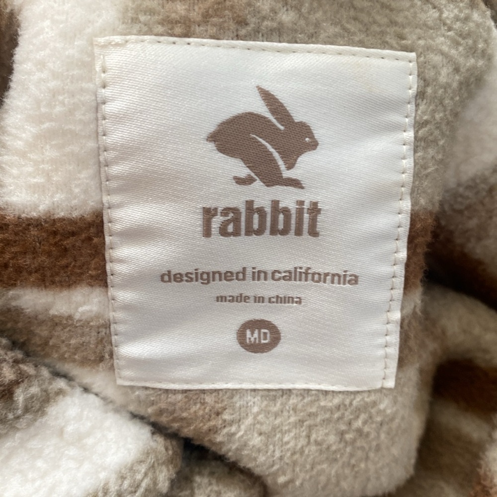 NWT Rabbit Fleece of Mind Men's Jacket Size Medium - Picture 7 of 7